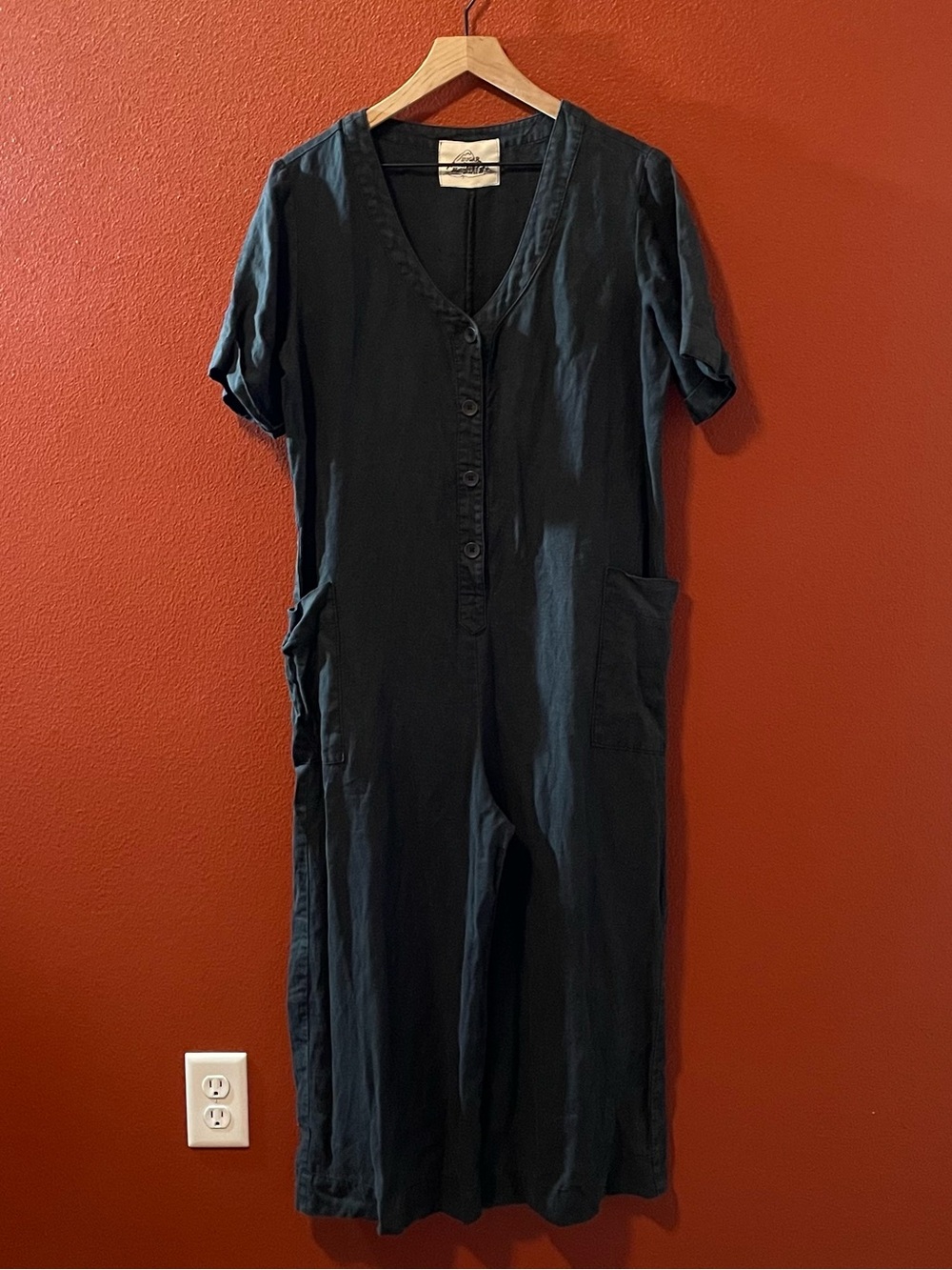 Sugar Candy Mountain Women’s Vintage Black Wash Button Front